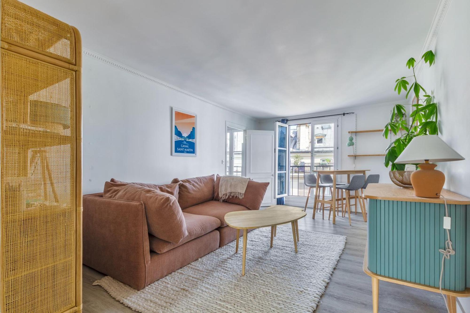 Appartement Faubourg St Martin - Canal Saint Martin Chaleureux Paris